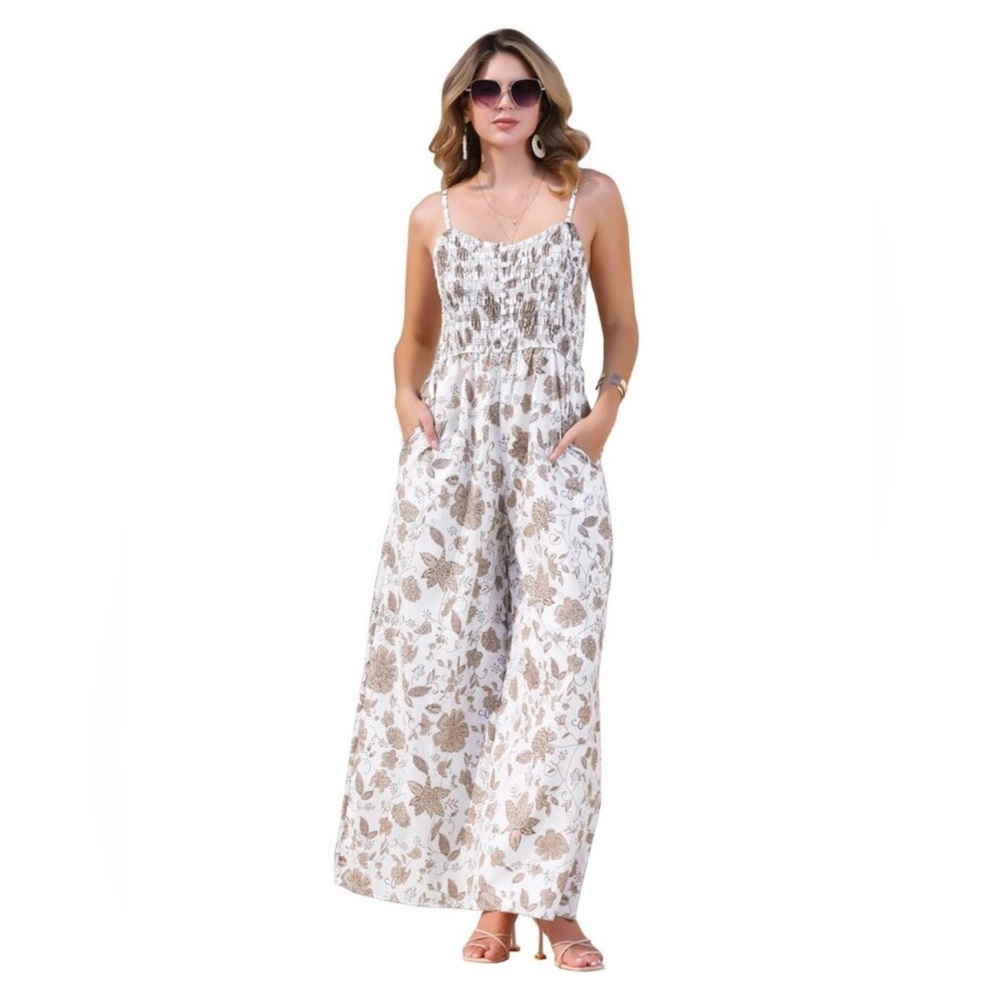 Floral Maxi Jumpsuit size M